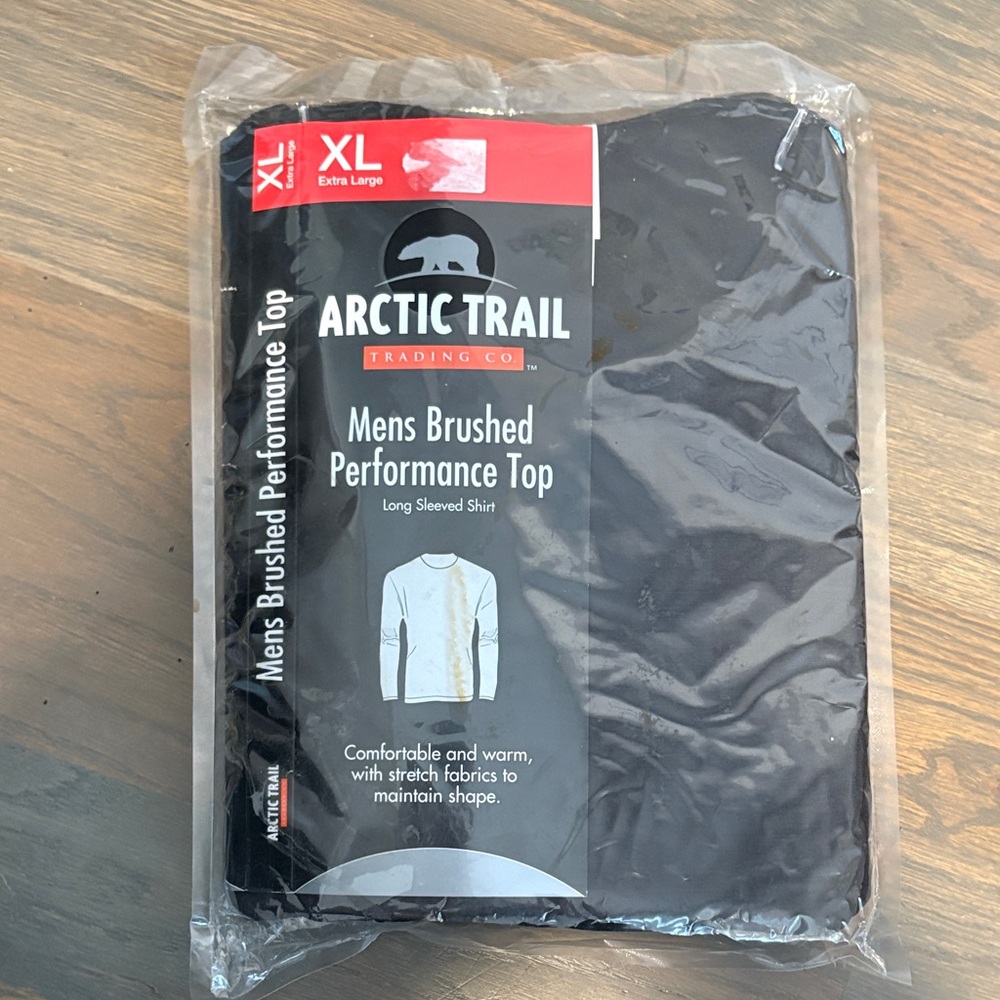 NWT Arctic Trail Men's Brushed Performance Top XL